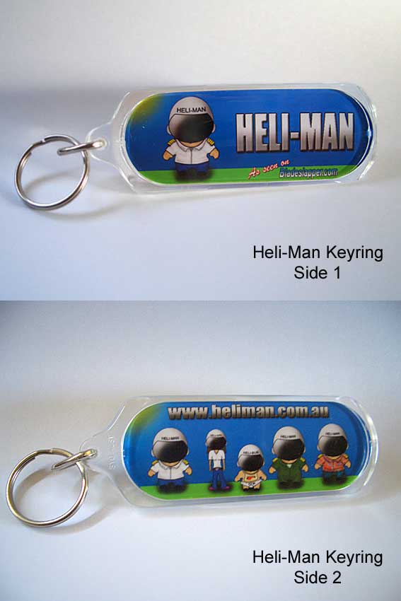 Heli Man Keyring - Click Image to Close